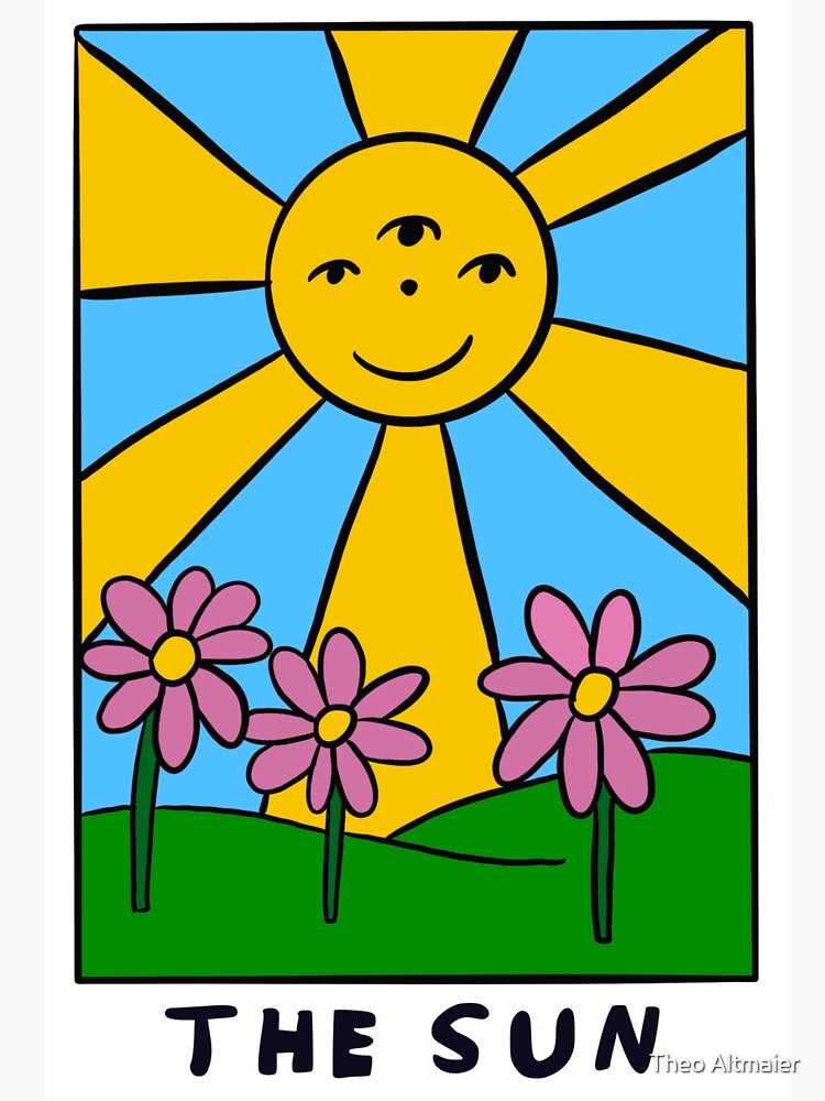 THE SUN tarot card by Theo Altmaier