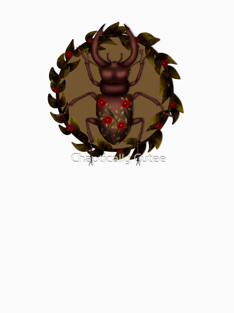 Autumn Fall Cottage Stag Beetle by Chaotically Cutee