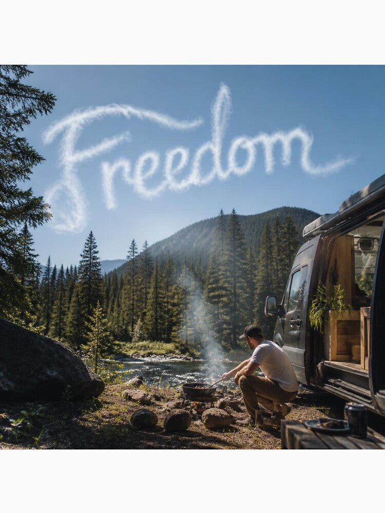 Van Life Forest BBQ by Natascha-Prints