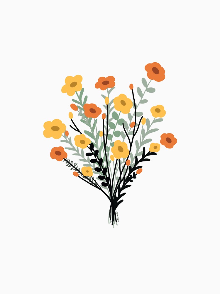 Fall Floral by mbstickerco20