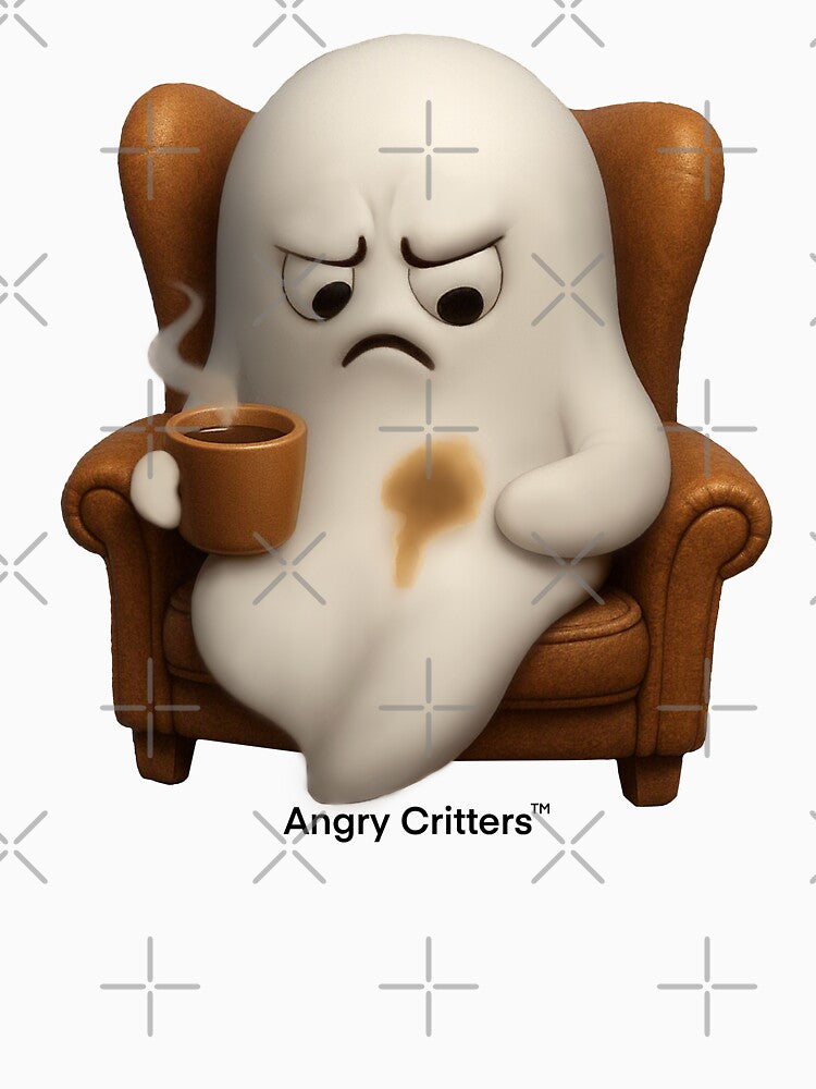 Angry Ghost with Coffee Stain by Angry Critters