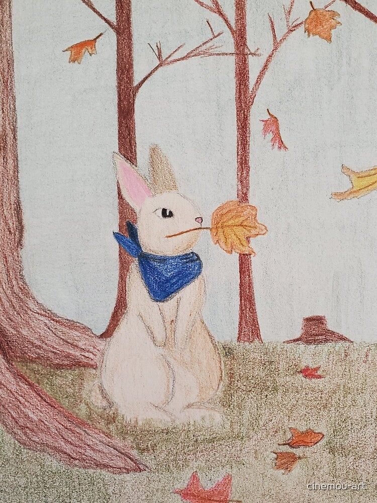 Rabbit In Fall by cinemou-art
