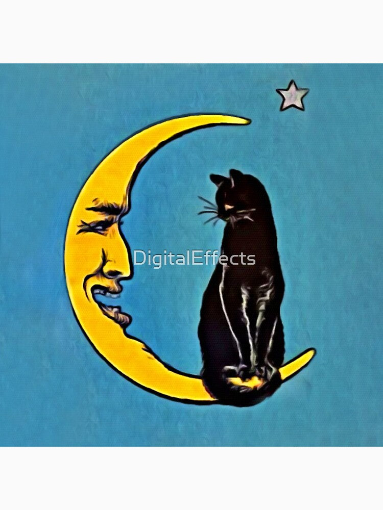 Black Cat & The Moon by DigitalEffects