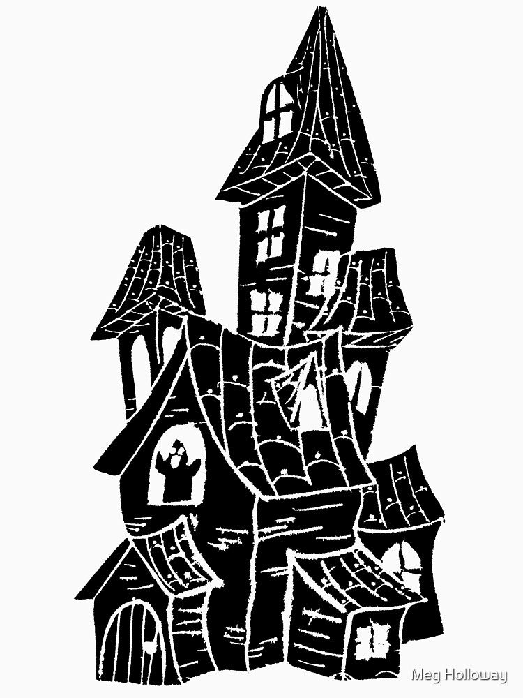 Big Haunted House by Megan Holloway Art