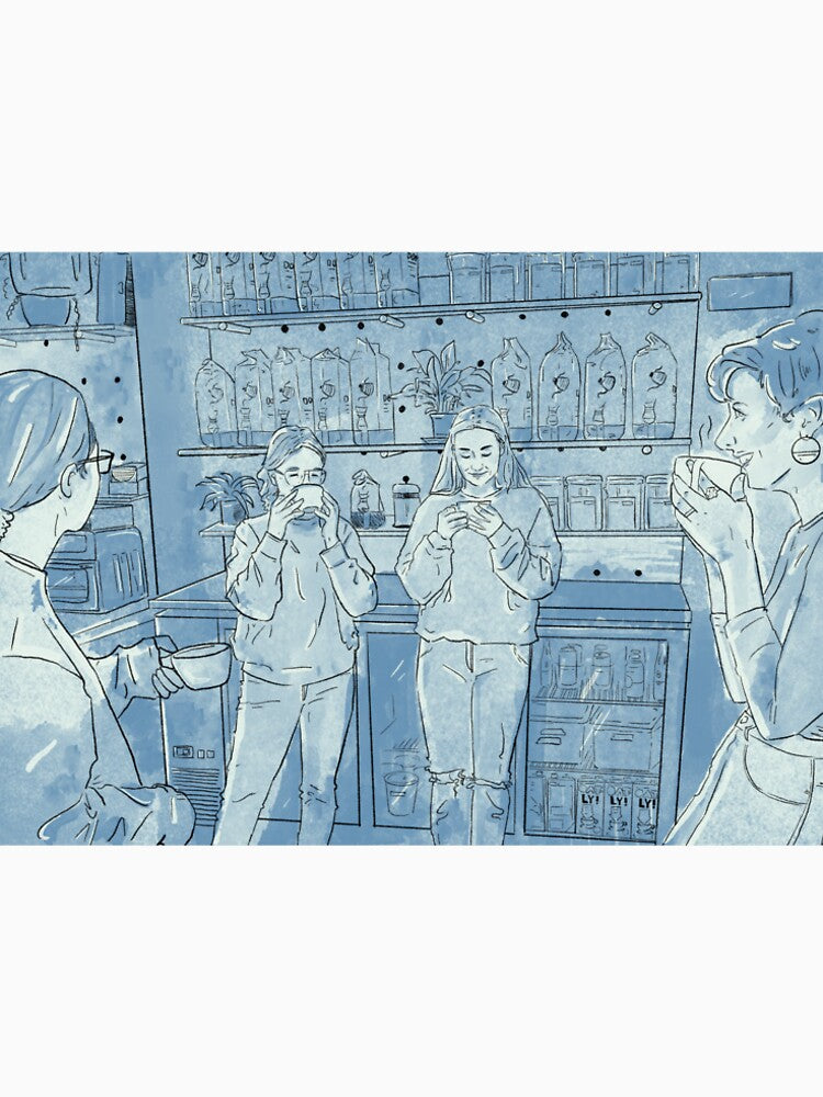 Coffee Tasting by 2catstudios