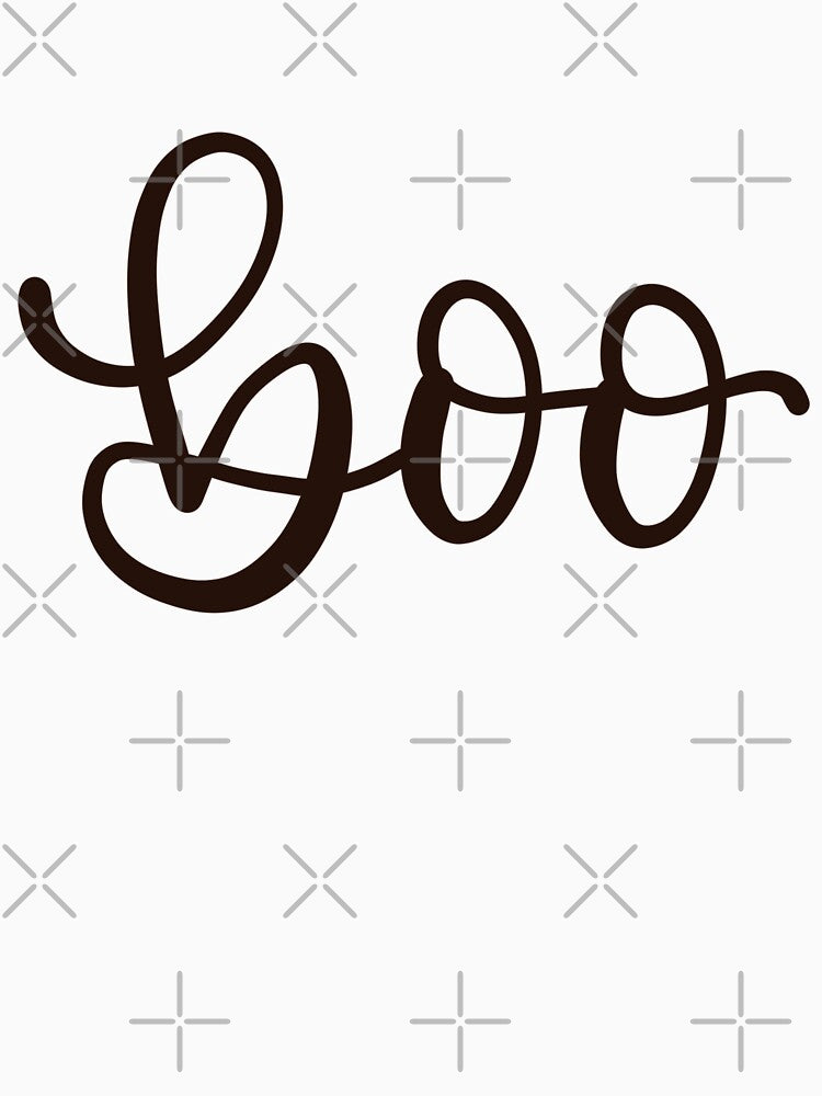 Boo - Script in Black by eaprice19