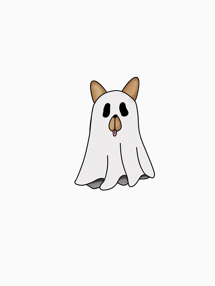 Pointy Brown Ghost Dog by Riley Cioffi-Smith