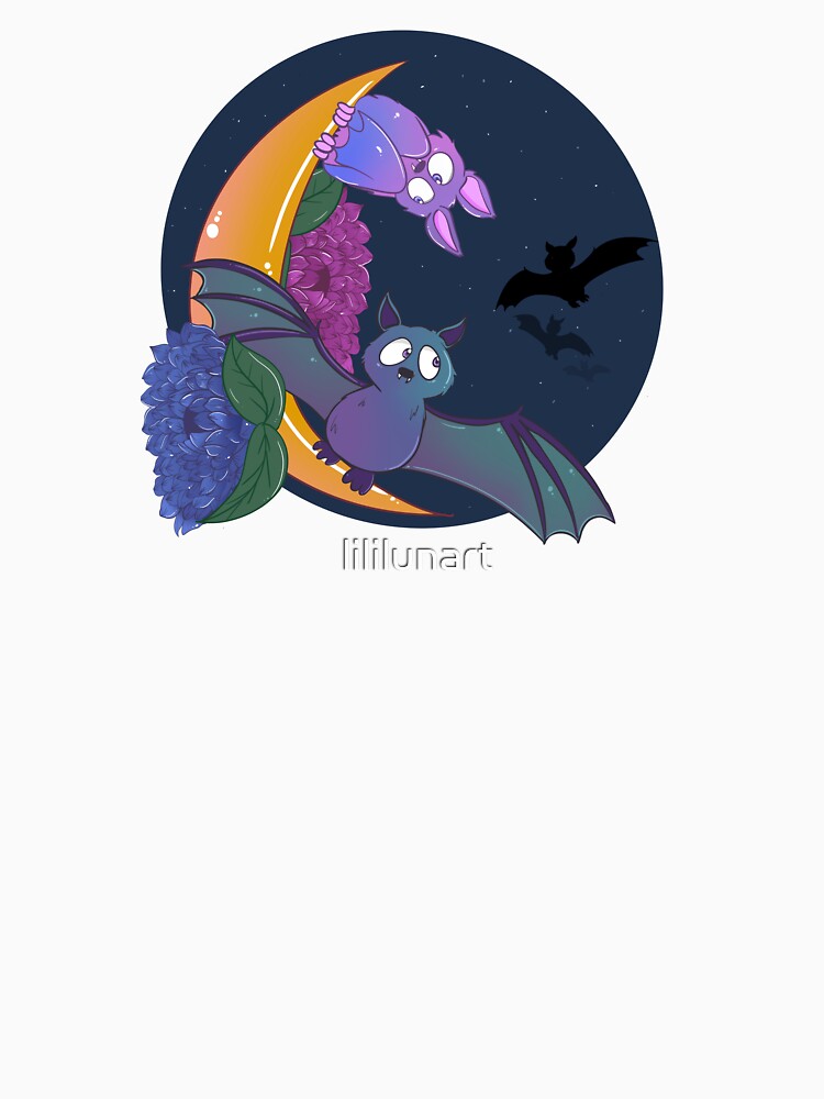 batty moon by lililunart