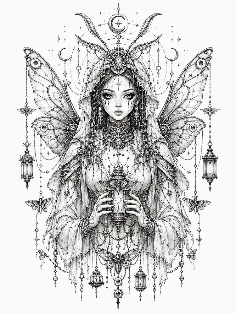Where the Moths Keep Light by Shadow Sprite Art