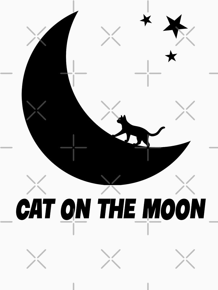 The cat on the moon by Infinitix99