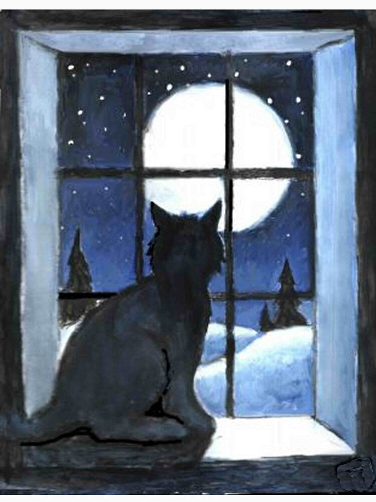 Cat moon by Michael Werner