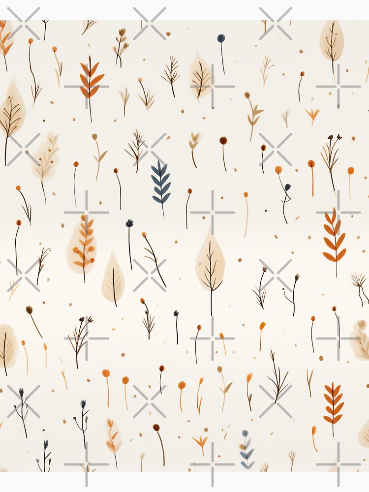 Boho Fall Leaves Pattern by artfulbitsbyk