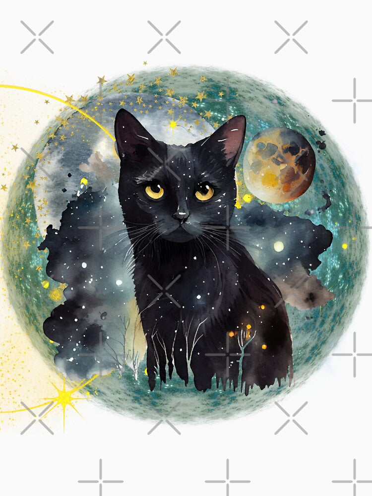 Lunar Black Cat by Velvet Rebel Studios