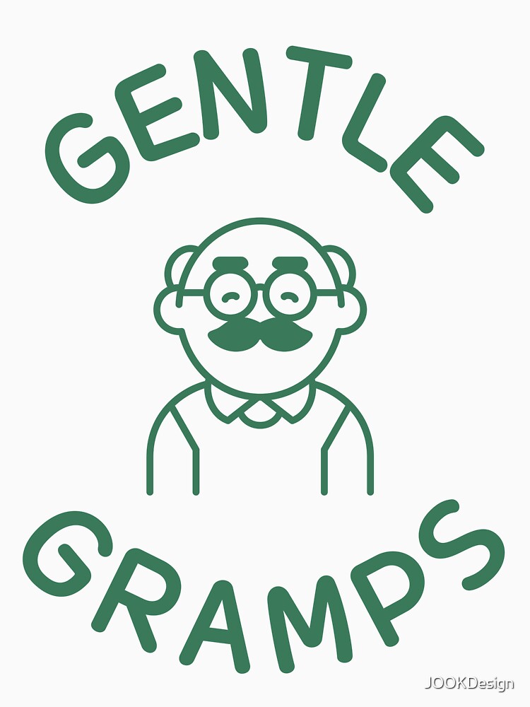 Gentle Grandpa | Wholesome Retro Grandfather Gift for Kind Souls by JOOKDesign