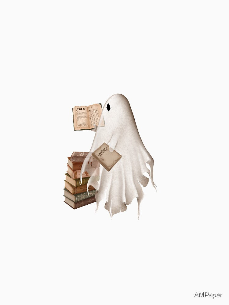 Bookish Ghost by AMPaper