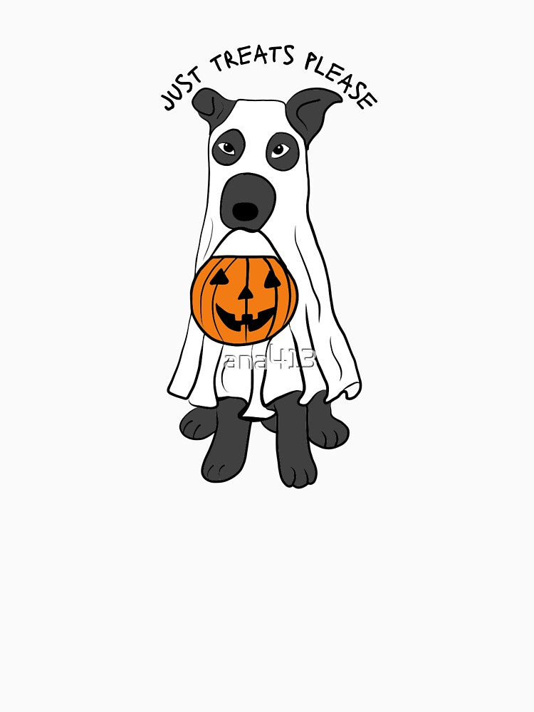 Trick or Treat | Cute Dog Sticker | Halloween by ana413