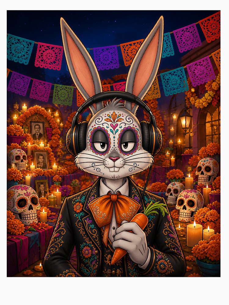 Bugs Bunny Day of the Dead by Dale Barrett's Creations