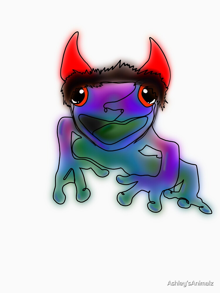 Toxic Frog with Devil Horns – animalzinhats by Ashley’sAnimalz