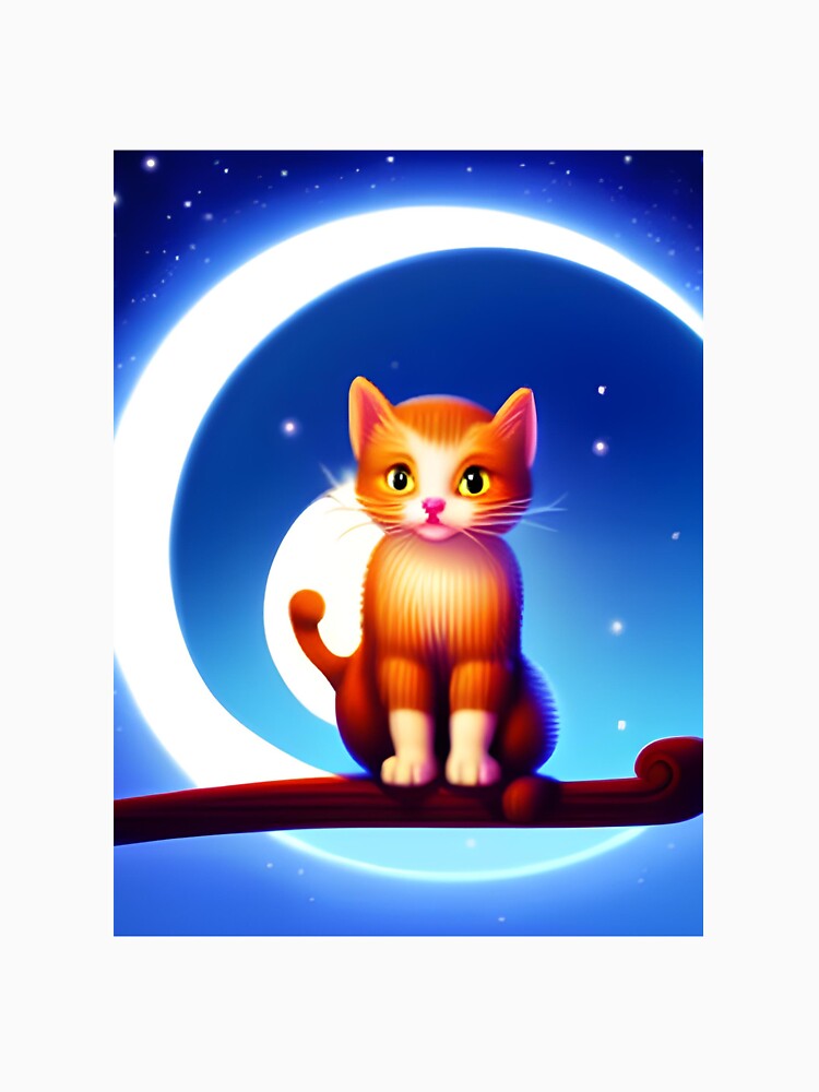 Cat look for you in the moon by TheAmazingspoon