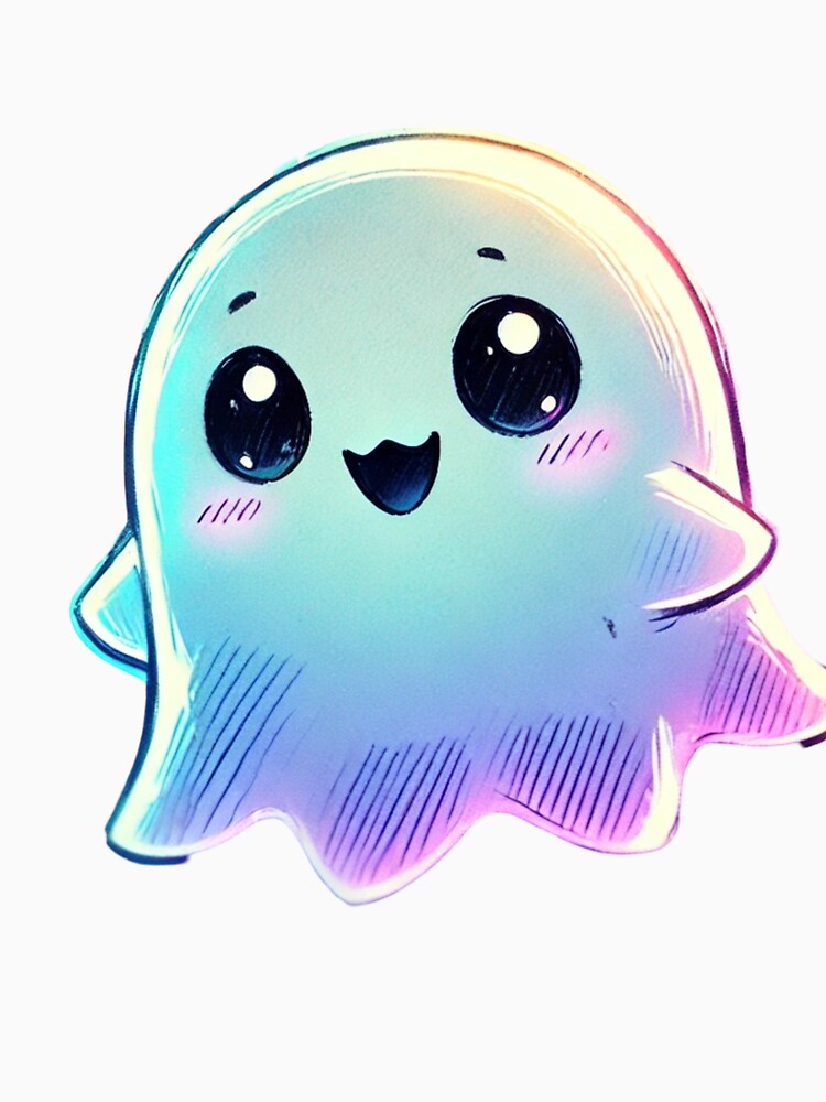 A sketch of a cute ghost in anime style as requested. by XinMy