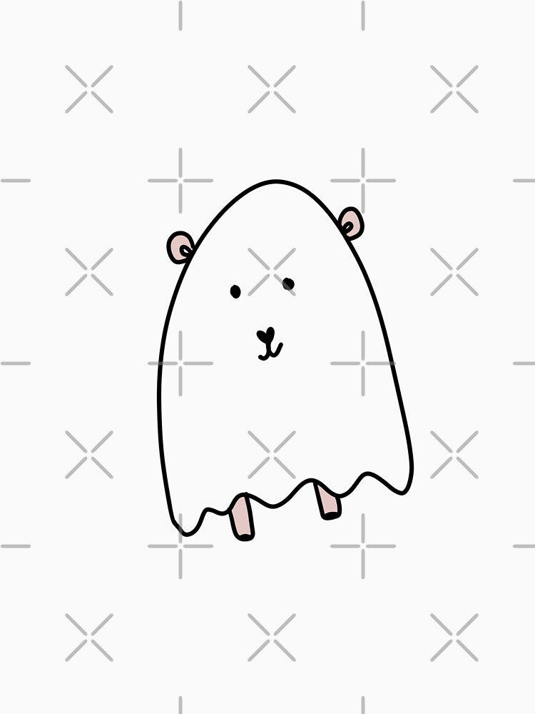 teeny bear ghosty by lavender-skyes