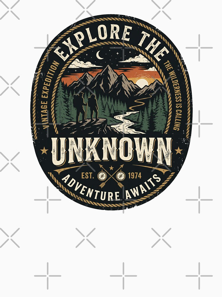 Explore The Unknown - Adventure Awaits by RetroTrailCo