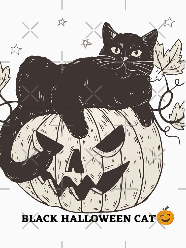 CAT HALLOWEN BLACK CAT by wilyaneshop