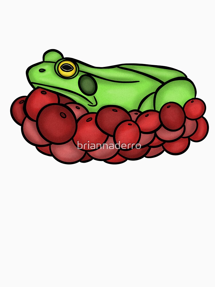 Frog and cranberries it must be fall. by briannaderro
