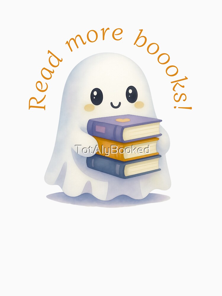Ghost with Books by TotAlyBooked