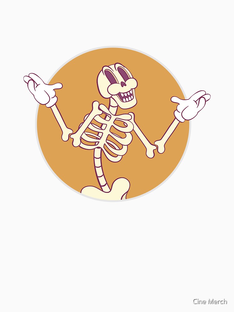 happy skeleton by Cine Merch