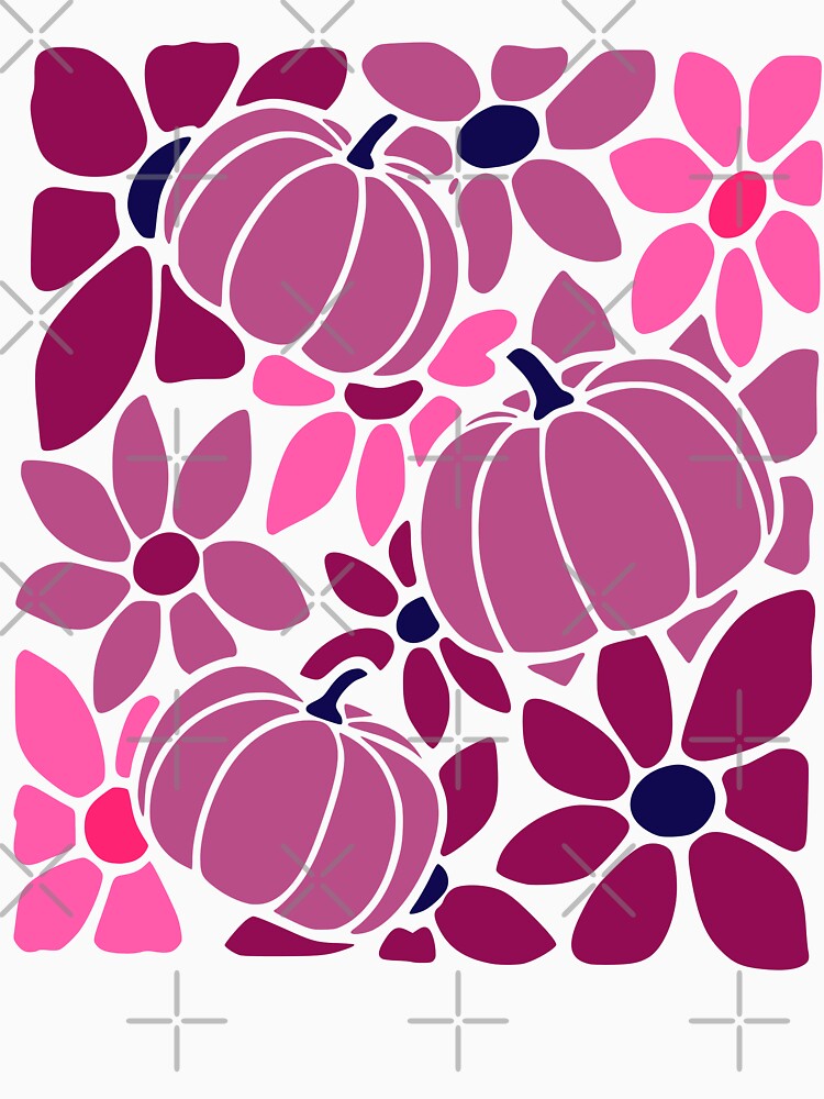 Pink Fall Pumpkins by A Texas Belle Designs