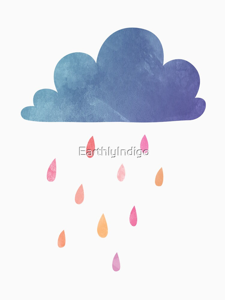 Watercolor Rain Cloud by EarthlyIndigo