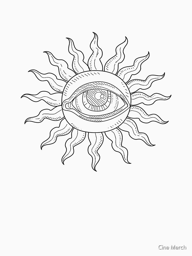 magic eye sun by Cine Merch