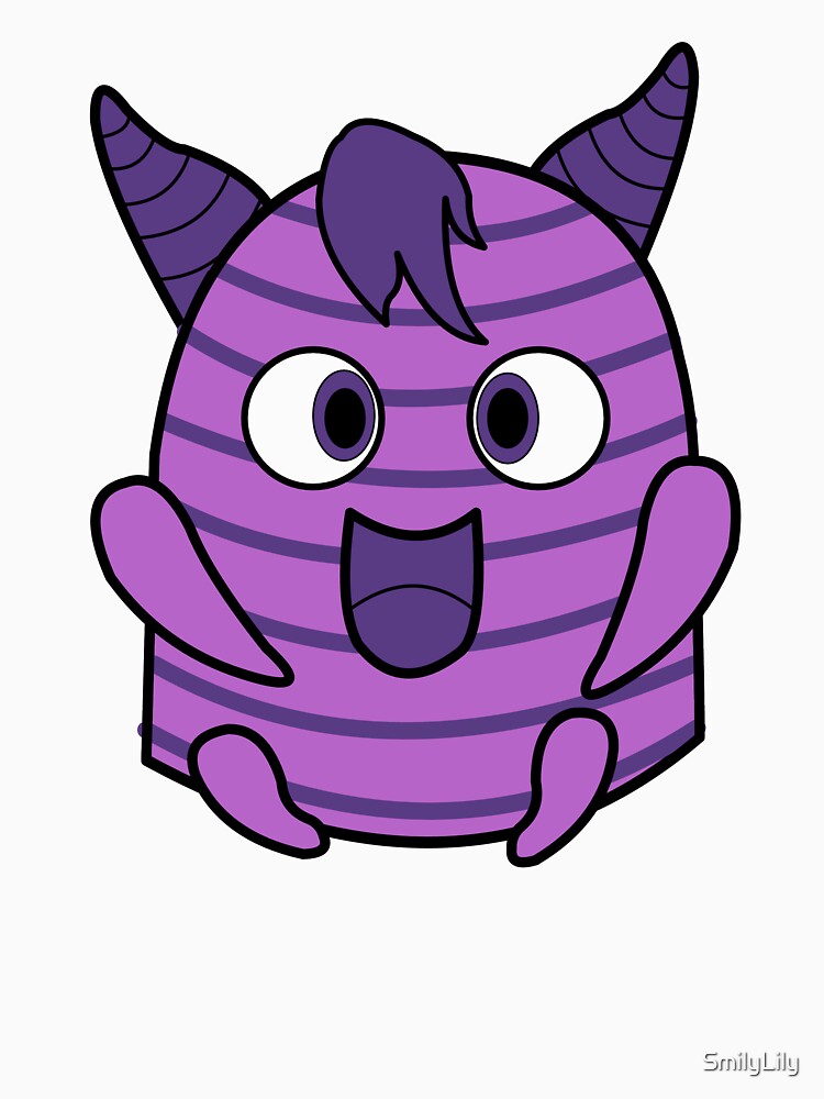 Cute purple monster by SmilyLily
