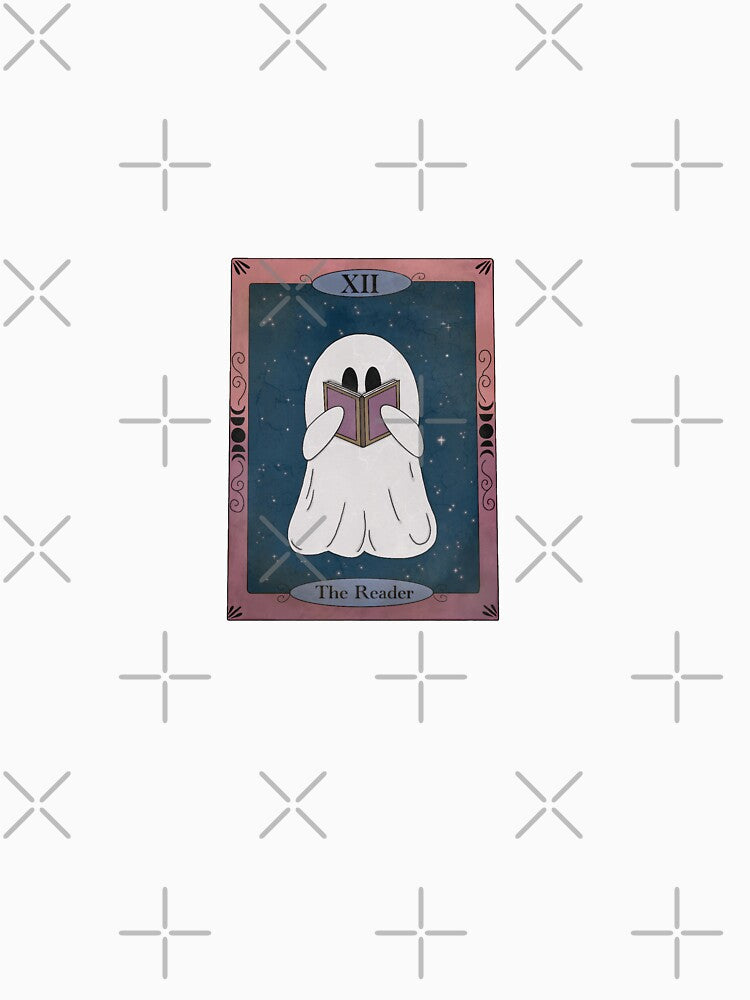 Ghost Reading Tarot Card by Lots of Doodles