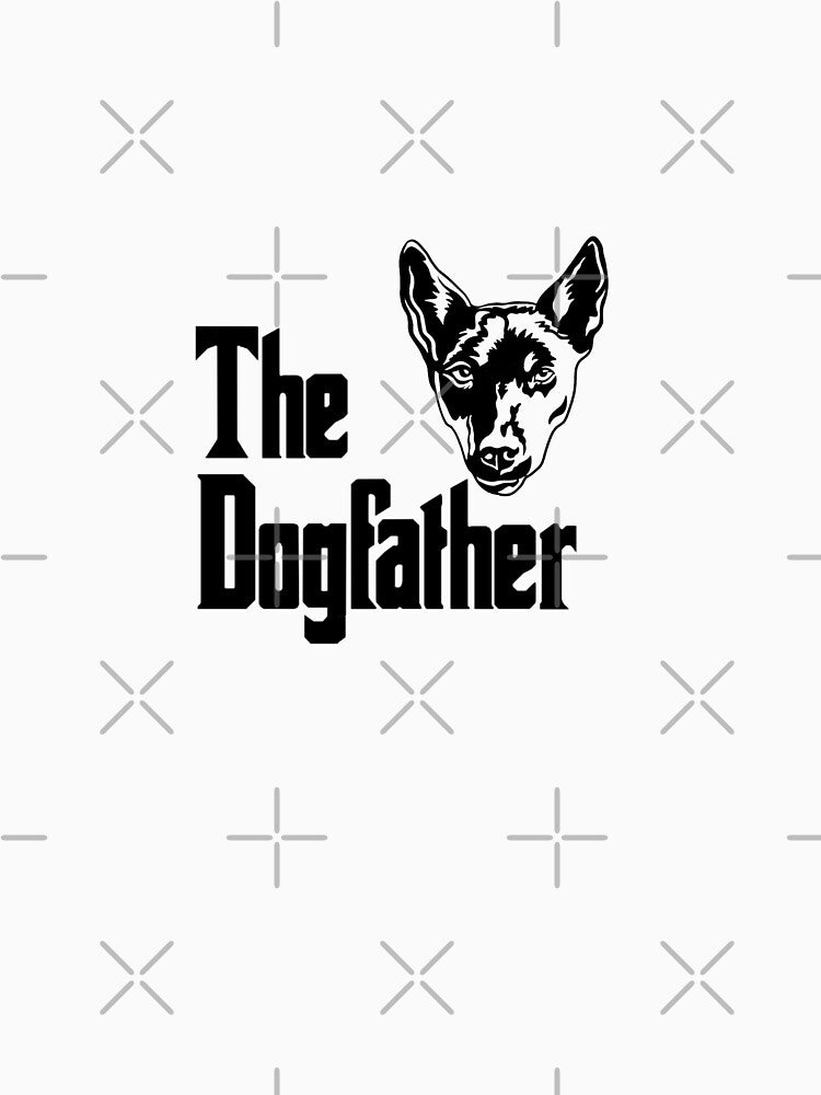 The Dogfather  Australian Kelpie dog father godfather funny t-shirt by IVORYBUBBLE