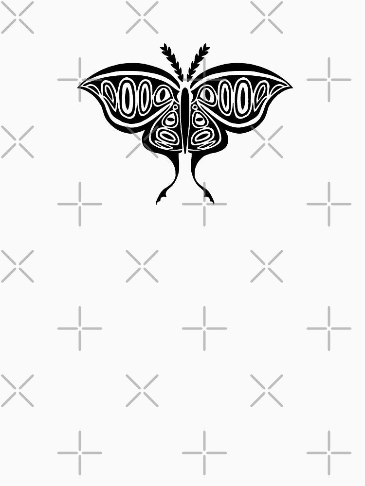 Abstract Gothic Moth by Cryptid-Crafter