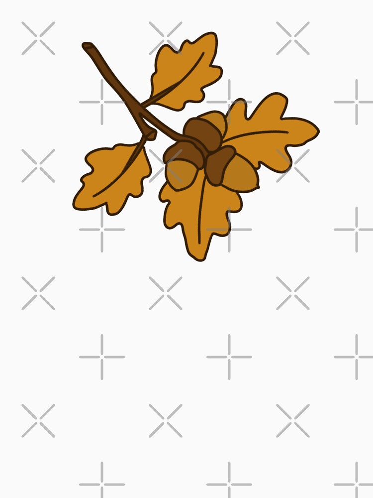 Autumn Oak Acorn Branch by sentementomori
