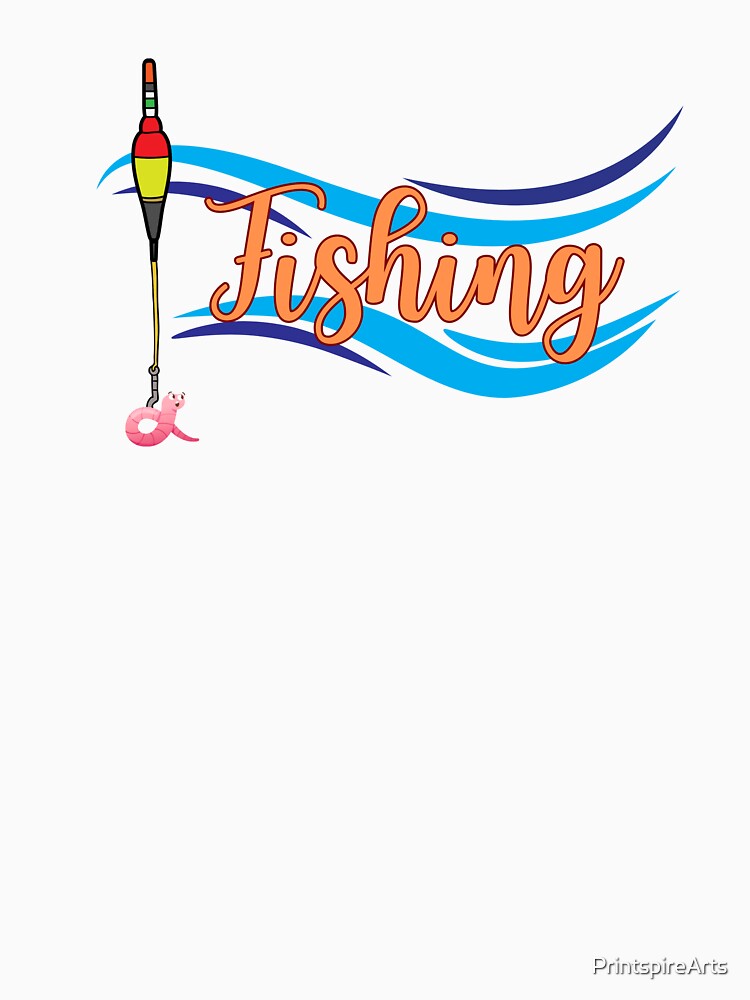 Fishing - colorful logo design by PrintspireArts
