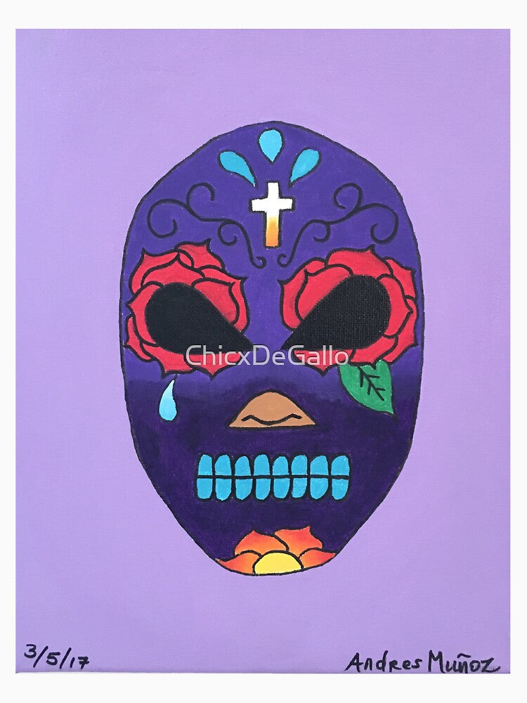 Lucha Libre Mask Series: Dia De Los Muertos by ChicxDeGallo