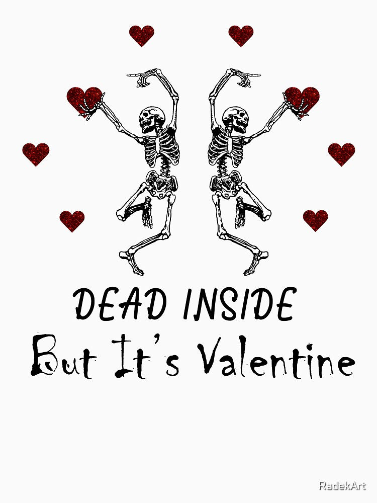 Skeletons Dancing Valentine by RadekArt