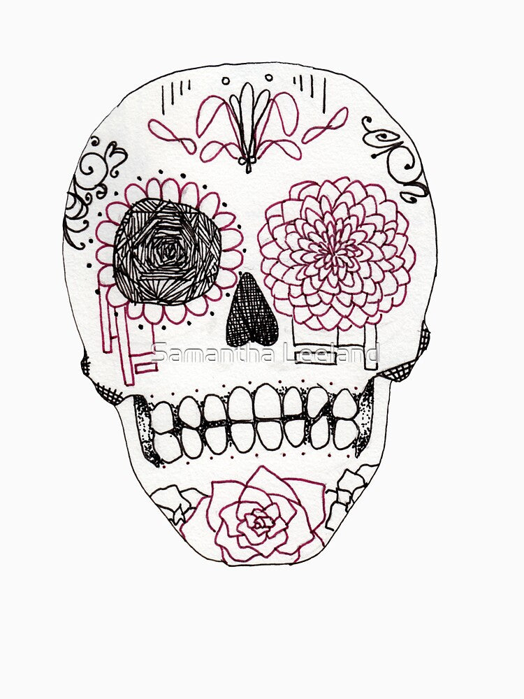 Grunge Skull-Inked by Samantha Leeland