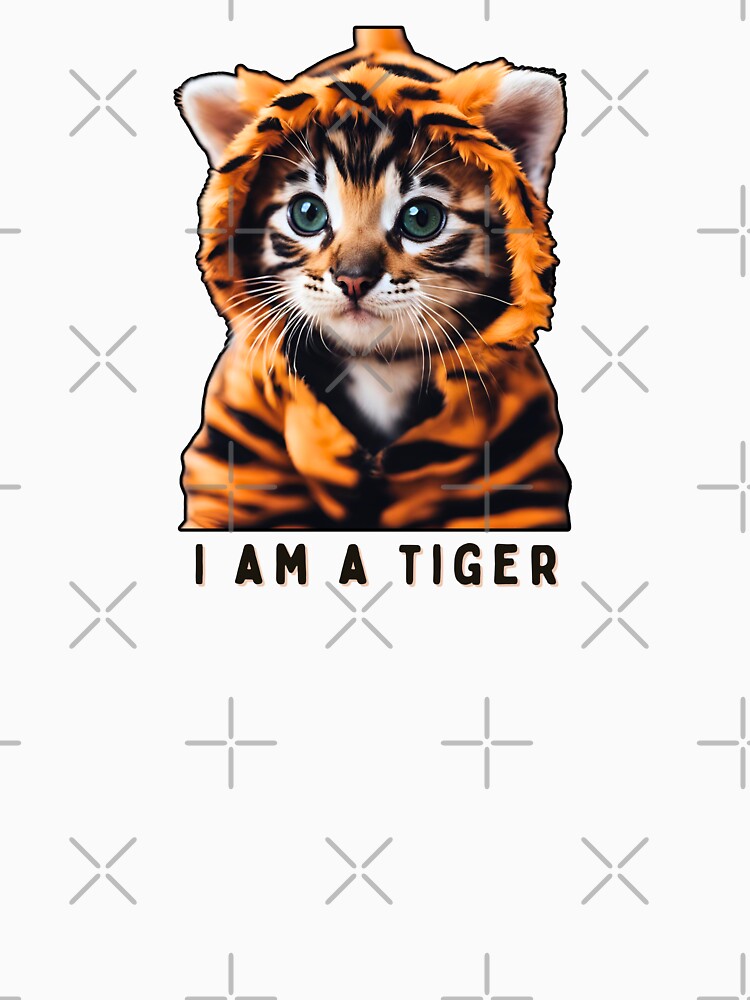Cute Cat | Cat lover | gift for a cat lover | I AM A TIGER by FitEnvy