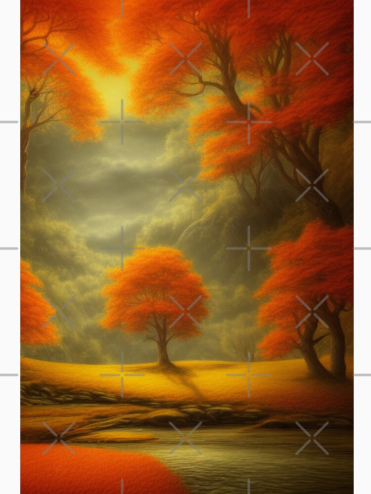 landscape in autumn by mgtime