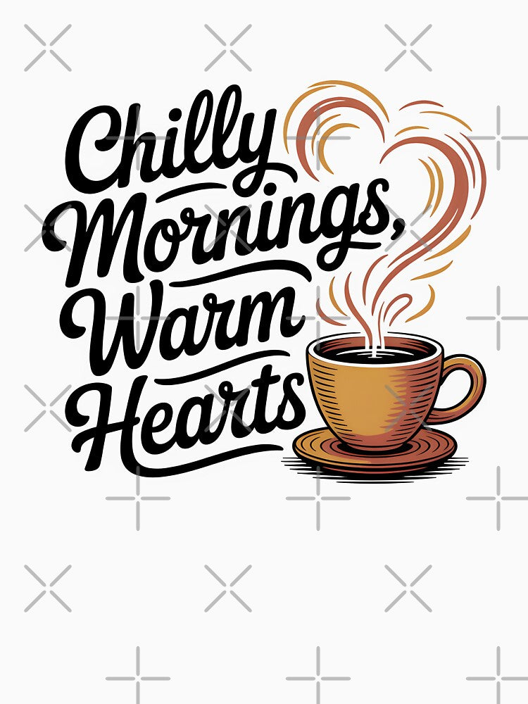 Chilly Mornings, Warm Hearts - Cozy Autumn Morning Design by Jollys-ArtShop