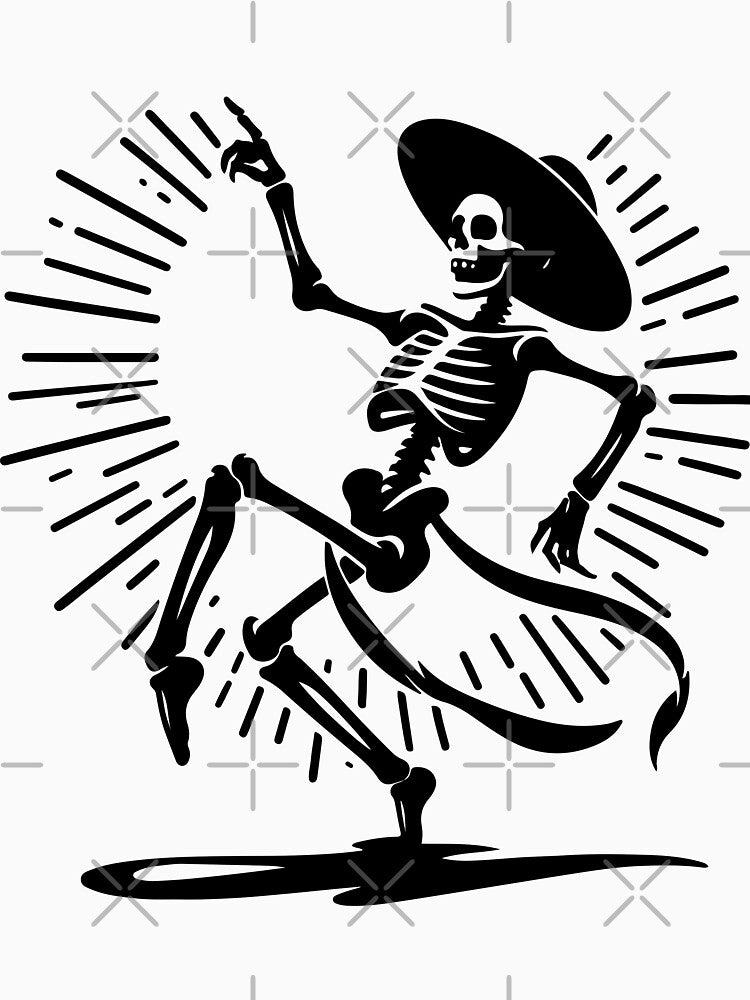 dancing skeleton by Celefais