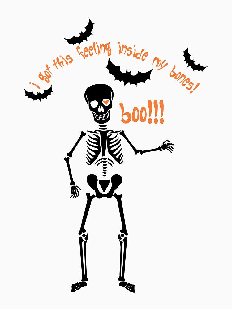 I got this feeling inside my bones design. My first Halloween. by mintandbeer