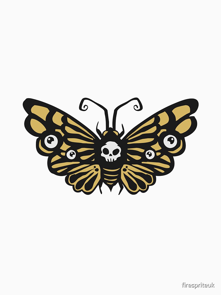 Skull Hawk Moth by firespriteuk