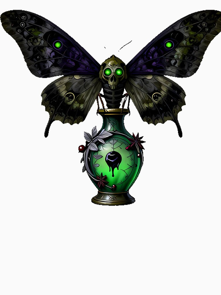 Gothic Moth Wormwood Flacon by IllumeInk
