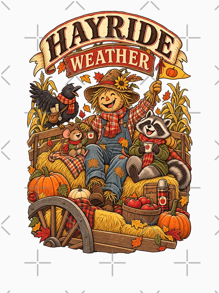 Cozy Hayride Weather Crew by PrintSmithArt